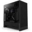 Obrázek NZXT skříň H5 Flow edition / 2x120 mm fan / USB 3.0 / USB-C 3.1 / průhledná bočnice / mesh panel / černá