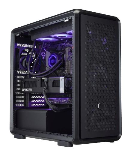 Obrázek Cooler Master case MasterFrame 600 Black, Průhledná bočnice, ATX, 3x 140mm Fan, 1x 120mm Fan, Černá