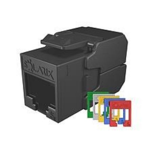 Obrázek Solarix Samořezný keystone CAT5E UTP SXKJ-5E-UTP-RAL-SA, RAL FIT moduly, SECURE CAP