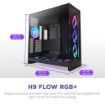 Obrázek NZXT skříň H9 Flow ARGB+ dvoukomorová ATX / 6xRGB 140 mm / 1x 120mm fan / prosklená / controller / černá