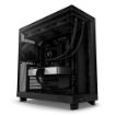 Obrázek NZXT skříň H6 Flow dvoukomorová / MidT / 3x120mm fan / 2xUSB 3.2 / USB-C / prosklená bočnice i čelo / černá