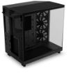 Obrázek NZXT skříň H6 Flow dvoukomorová / MidT / 3x120mm fan / 2xUSB 3.2 / USB-C / prosklená bočnice i čelo / černá