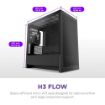 Obrázek NZXT skříň H3 Flow / microATX / 1x120mm / USB / USB-C / černá
