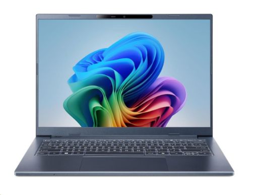 Obrázek ACER NTB Aspire 14 AI (A14-11M-X6R7),X X1-26100 8C,14" 1920x1200,16GB,512GB SSD,Adreno,W11 Home,Steam Blue