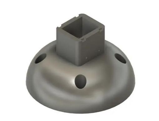 Obrázek TP-LINK držák pro kamery Tapo C500/C510W/C520WS/C530WS pro montáž na vruty do polystyrenu, bílý s krytkou kabelů (1ks)