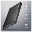 Obrázek AXAGON EE25-XA6C, USB-C 5Gbps - SATA 6G, 2.5" kovový ALINE box