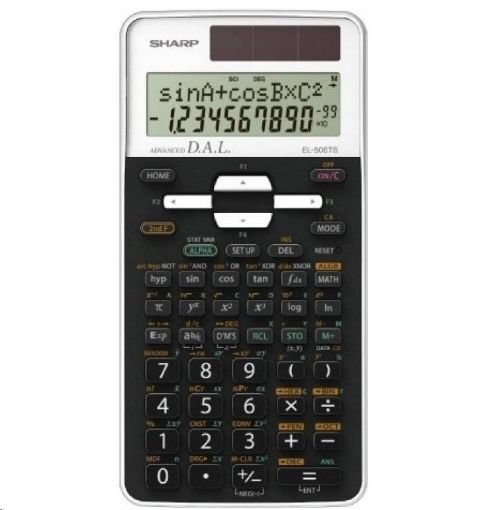 Obrázek SHARP kalkulačka - SH-EL506TSWH