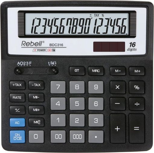 Obrázek REBELL kalkulačka - RE-BDC316 BX