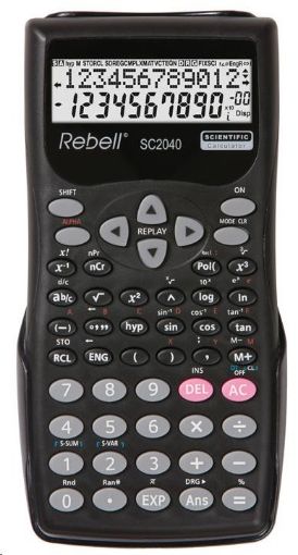 Obrázek REBELL kalkulačka - SC 2040 BK - černá