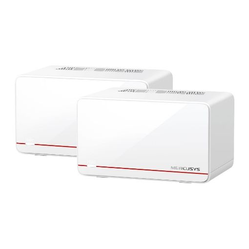 Obrázek MERCUSYS Halo H37BE(2-pack) WiFi7 Mesh (BE6500,2,4GHz/5GHz,2x2,5GbELAN/WAN,1xGbELAN/WAN)