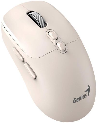 Obrázek GENIUS myš NX-8080S BT/ duální Bluetooth + 2,4GHz/ 1600 dpi/ Copilot/ bezdrátová/ tichá/ béžová
