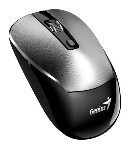 Obrázek GENIUS myš NX-7125 Silver/ 1200 dpi/ bezdrátová/ Copilot/ stříbrná