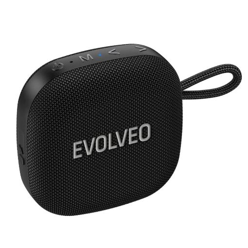 Obrázek EVOLVEO TopSound, bezdrátový vodotěsný bluetooth reproduktor s rádiem, černý