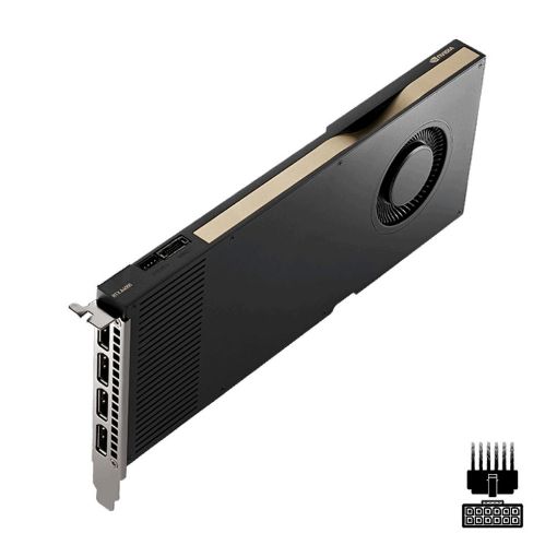 Obrázek PNY VGA NVIDIA RTX A4000 16G, 16G GDDR6, 4xDP