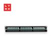 Obrázek LYNX 19" patch panel  48-port, UTP Cat5e, 50µ, nestíněný, černý