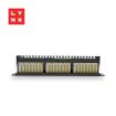 Obrázek LYNX 19" patch panel  24-port, FTP Cat5e, 50µ, stíněný, černý