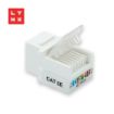 Obrázek LYNX keystone UTP Cat5e, samozařevácí, 90 stp., bílý