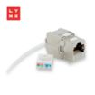 Obrázek LYNX keystone STP Cat6, samozařezávací, stříbrný