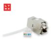 Obrázek LYNX keystone STP Cat6, samozařezávací, stříbrný