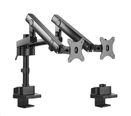 Obrázek Dvouramenný stolní držák na 2 monitory Fiber Mounts M8C12