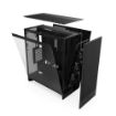Obrázek NZXT skříň H7 Flow edition / ATX / 3x 120 mm fan / USB-C / 2x USB / prosklená bočnice / mesh panel / černá