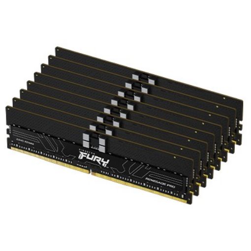 Obrázek KINGSTON DIMM DDR5 128GB(Kit of 8) 6400MT/s ECC Reg FURY Renegade Pro XMP