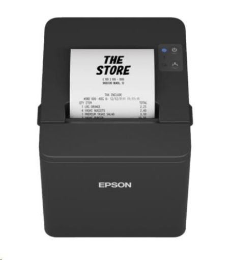 Obrázek Epson TM-T20IV, USB, RS232, 8 dots/mm (203 dpi), řezačka, černá