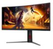 Obrázek AOC MT 34" CU34G4 - 3440x1440,VA,180Hz,2xHDMI,DP,Pivot,Zakřivený