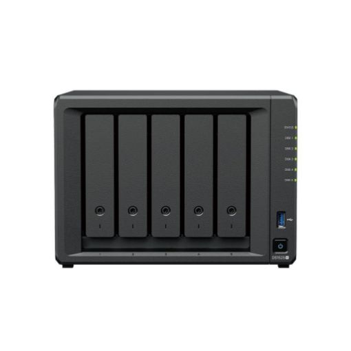 Obrázek Synology DS1525+ DiskStation (4C/RyzenV1500B/2,2GHz/8GBRAM/5xSATA/2xM.2/2xUSB3.2/2x2,5GbE/1xPCIe/1xUSB-C)