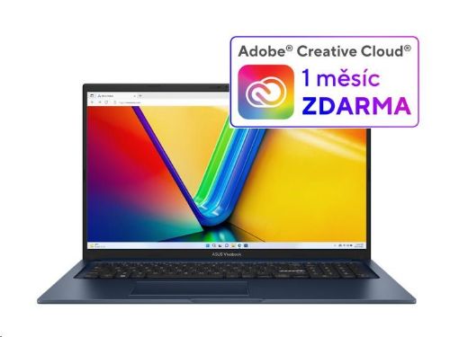 Obrázek ASUS NTB Vivobook 15 (X1504VA-NJ2866W), Core 5 120U, 15.6" FHD, 16GB, 512GB SSD, Intel, W11 Home, Quiet Blue
