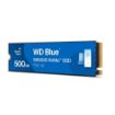 Obrázek WD BLUE SSD NVMe 500GB PCIe SN5100 Powered by SanDisk, Gen4, (R:5000, W:4000MB/s)