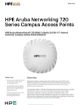 Obrázek HPE Aruba Networking AP-725 (RW) Tri Radio 2x2 Wi-Fi 7 Internal Antennas Campus Access Point