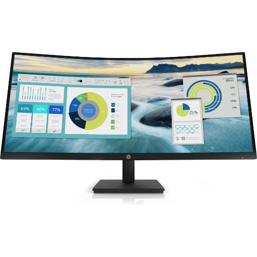 Obrázek HP LCD P34hc 34" Wide VA (3440x1440, 5ms, 250nits, 3500:1,DP, HDMI, USB-C(DP, 65W out),USB 3.2 4x, 3w Repro