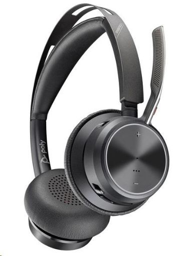 Obrázek Poly Voyager Focus 2-M USB-C-C Headset USB-C/A Adapter Charging Stand