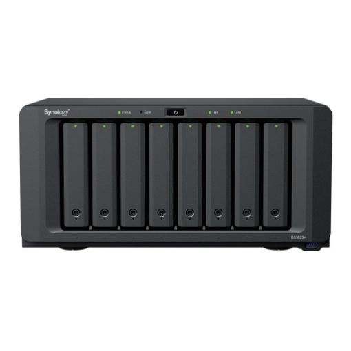 Obrázek Synology DS1825+ DiskStation (4C/Ryzen V1500B/2,2GHz/8GBRAM/8xSATA/2xM.2/3xUSB3.2/2x2,5GbE/1xPCIe/2xUSB-C)