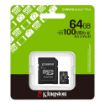 Obrázek Kingston MicroSDXC karta 64GB Canvas Select Plus, U1, V10, A1, SD Adaptér