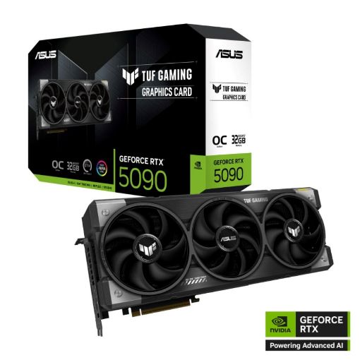 Obrázek ASUS VGA NVIDIA GeForce RTX 5090 TUF GAMING 32GB OC, 32GB GDDR7, 3xDP, 2xHDMI