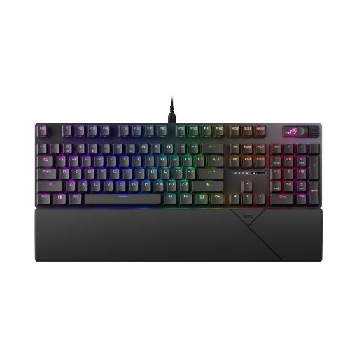 Obrázek ASUS klávesnice ROG STRIX SCOPE II X, mechanická, drátová, ROG NX Snow V2, CZ/SK