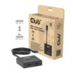 Obrázek Club3D Switch, USB-C na 2xUSB-C Oboustranný 2v1, 8K60Hz, 4K120Hz, PD 100W