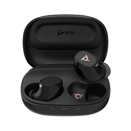 Obrázek HP Renew Poly Voyager Free 20 Black Earbuds +Basic Charge Case