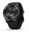 Obrázek Garmin vívomove® Trend, Nerezová luneta Slate, pouzdro Black, silikonový řemínek