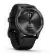 Obrázek Garmin vívomove® Trend, Nerezová luneta Slate, pouzdro Black, silikonový řemínek