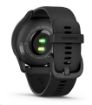 Obrázek Garmin vívomove® Trend, Nerezová luneta Slate, pouzdro Black, silikonový řemínek
