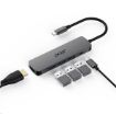 Obrázek Acer 5IN1 Type- C dongle,HDMI,USB3.0,USB-C,100W PD,Dark Silver