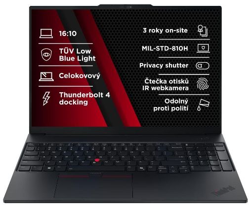 Obrázek LENOVO NTB ThinkPad E16 G3 - Core5 220U,16" WUXGA,16GB,512SSD,IRcam,W11P