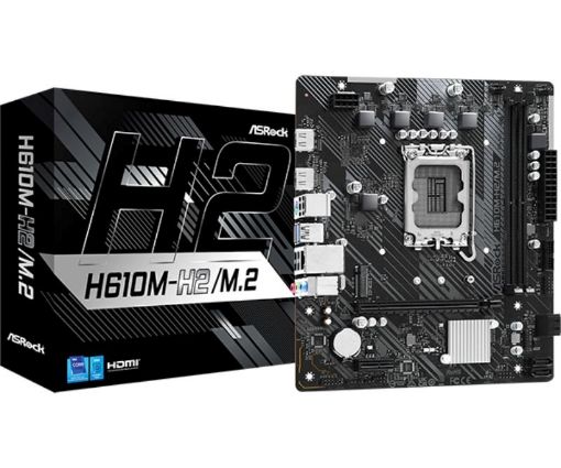Obrázek ASRock MB Sc LGA1700 H610M-H2/M.2, Intel H610, 2xDDR4, 2xHDMI, mATX