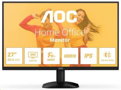 Obrázek AOC MT 27" Q27B35E - 2560x1440,IPS,75Hz,1xHDMI,1xDP