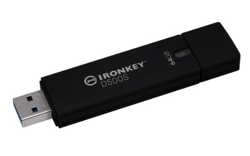 Obrázek Kingston Flash Disk IronKey 64GB D300S, USB 3.2 Gen 1