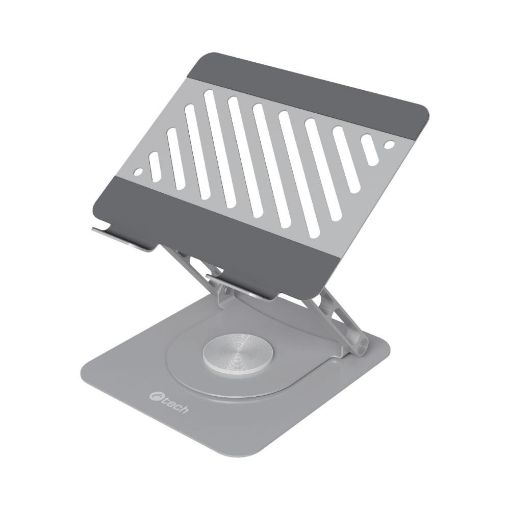 Obrázek C-TECH Stojan na notebook Quallis NTS-200, do 16", nastavitelný, kovový