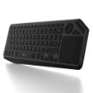 Obrázek C-TECH Klávesnice WLTK-02, Bezdrátová, Touchpad, černá